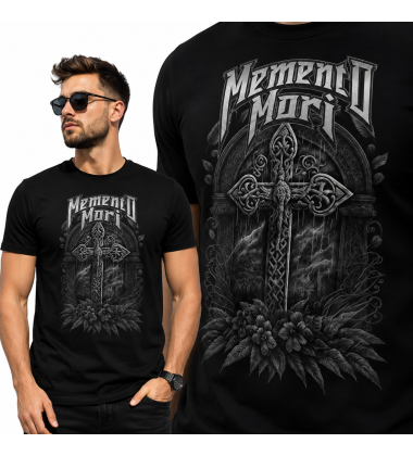 Koszulka Chrześcijańska Memento Mori